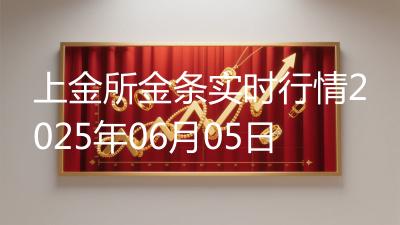 上金所金条实时行情2025年06月05日