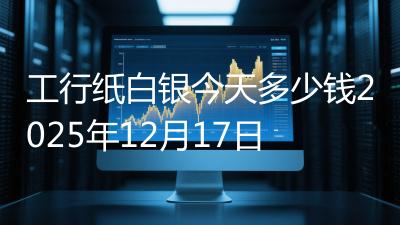 工行纸白银今天多少钱2025年12月17日