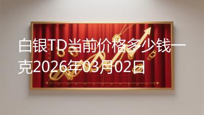白银TD当前价格多少钱一克2026年03月02日