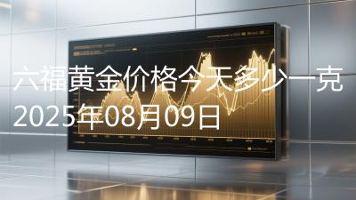 六福黄金价格今天多少一克2025年08月09日
