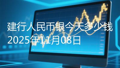 建行人民币银今天多少钱2025年11月08日