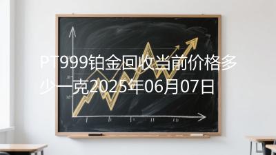 PT999铂金回收当前价格多少一克2025年06月07日