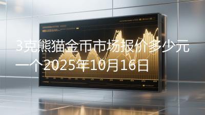 3克熊猫金币市场报价多少元一个2025年10月16日