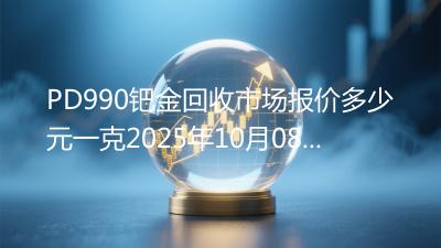 PD990钯金回收市场报价多少元一克2025年10月08日