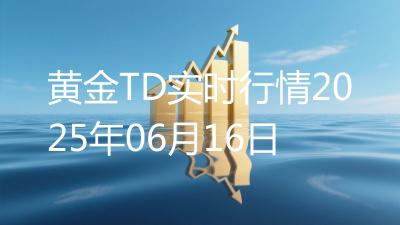 黄金TD实时行情2025年06月16日