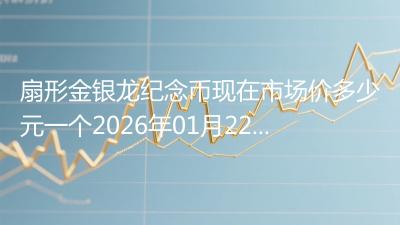 扇形金银龙纪念币现在市场价多少元一个2026年01月22日
