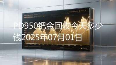 PD950钯金回收今天多少钱2025年07月01日