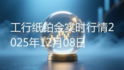 工行纸铂金实时行情2025年12月08日