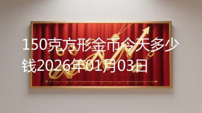150克方形金币今天多少钱2026年01月03日