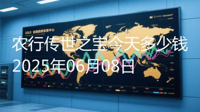 农行传世之宝今天多少钱2025年06月08日