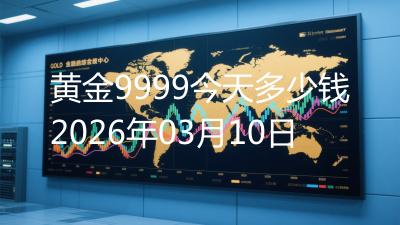 黄金9999今天多少钱2026年03月10日