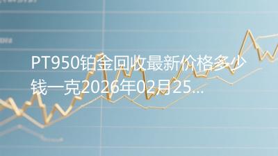 PT950铂金回收最新价格多少钱一克2026年02月25日