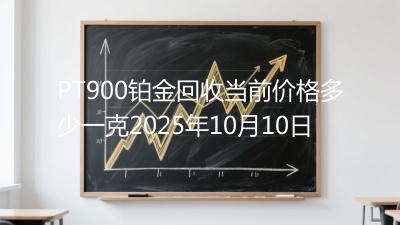 PT900铂金回收当前价格多少一克2025年10月10日
