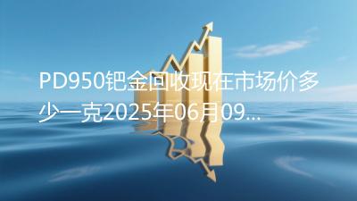 PD950钯金回收现在市场价多少一克2025年06月09日