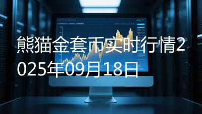 熊猫金套币实时行情2025年09月18日