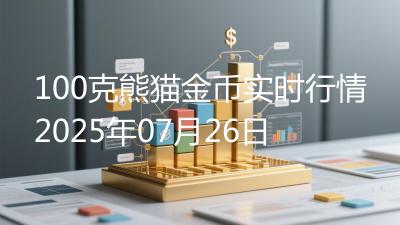 100克熊猫金币实时行情2025年07月26日