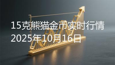 15克熊猫金币实时行情2025年10月16日