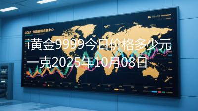 i黄金9999今日价格多少元一克2025年10月08日