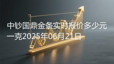 中钞国鼎金条实时报价多少元一克2025年06月21日