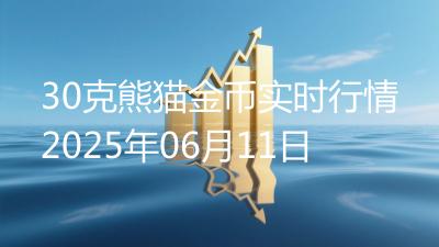 30克熊猫金币实时行情2025年06月11日