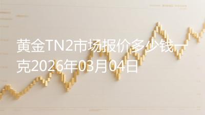 黄金TN2市场报价多少钱一克2026年03月04日