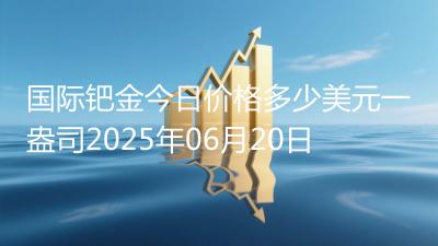 国际钯金今日价格多少美元一盎司2025年06月20日