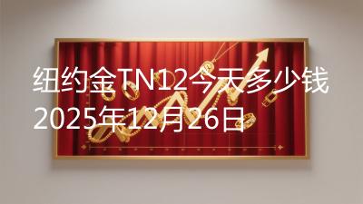 纽约金TN12今天多少钱2025年12月26日