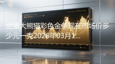 世博大熊猫彩色金条现在市场价多少元一克2026年03月14日