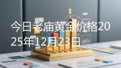 今日老庙黄金价格2025年12月23日