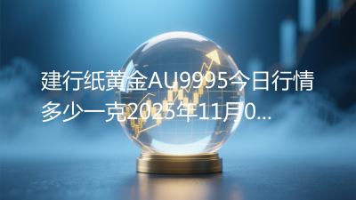 建行纸黄金AU9995今日行情多少一克2025年11月07日
