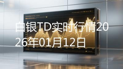 白银TD实时行情2026年01月12日