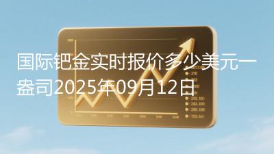国际钯金实时报价多少美元一盎司2025年09月12日