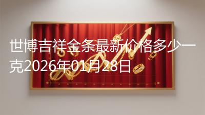 世博吉祥金条最新价格多少一克2026年01月28日