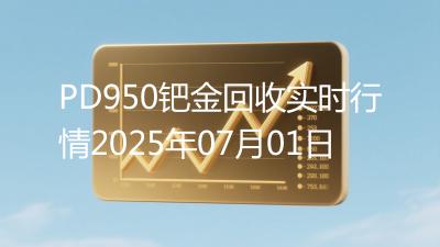 PD950钯金回收实时行情2025年07月01日