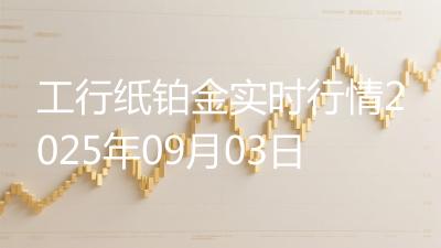 工行纸铂金实时行情2025年09月03日