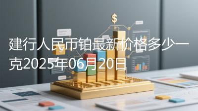 建行人民币铂最新价格多少一克2025年06月20日