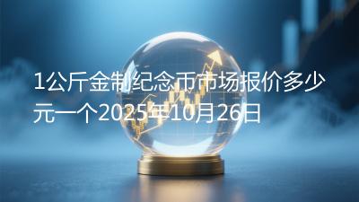 1公斤金制纪念币市场报价多少元一个2025年10月26日