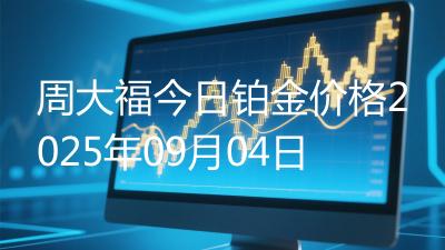 周大福今日铂金价格2025年09月04日