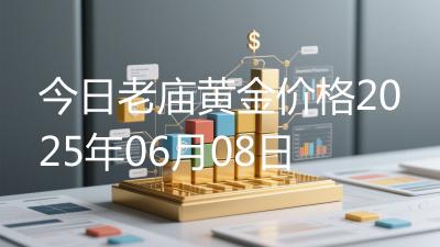 今日老庙黄金价格2025年06月08日