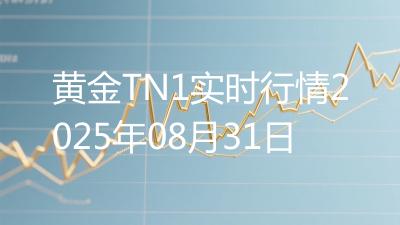 黄金TN1实时行情2025年08月31日