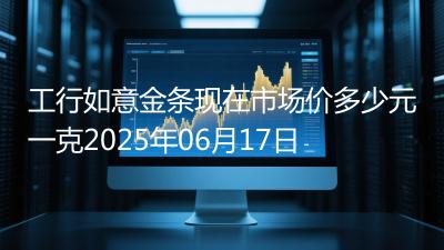 工行如意金条现在市场价多少元一克2025年06月17日