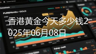 香港黄金今天多少钱2025年06月08日