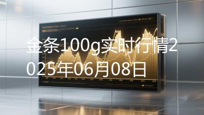 金条100g实时行情2025年06月08日