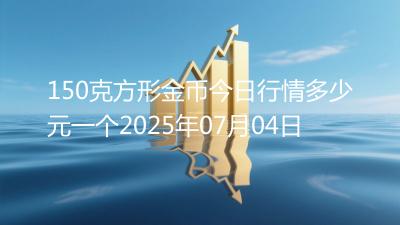 150克方形金币今日行情多少元一个2025年07月04日