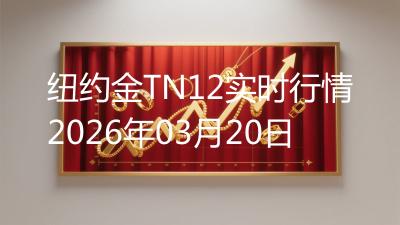 纽约金TN12实时行情2026年03月20日