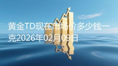 黄金TD现在市场价多少钱一克2026年02月09日