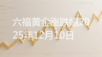 六福黄金涨跌幅2025年12月10日