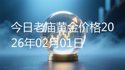 今日老庙黄金价格2026年02月01日