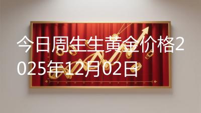 今日周生生黄金价格2025年12月02日