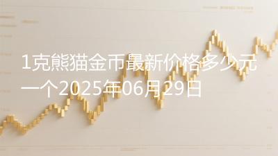 1克熊猫金币最新价格多少元一个2025年06月29日